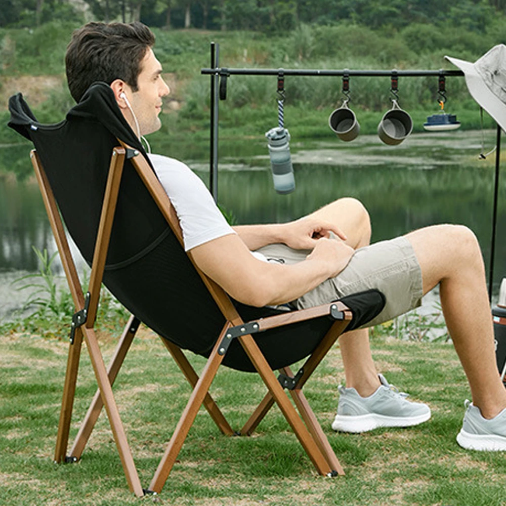 Hewolf Foldable Wooden Chair - Large 6 Hewolf Foldable Wooden Chair - Large - Image 4