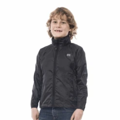 Mac In A Sac Mini Origin Unisex Waterproof Packable Jacket -Outdoor Equipment Store Jet black 1