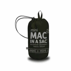 Mac In A Sac Mini Origin Unisex Waterproof Packable Jacket -Outdoor Equipment Store Jet black 3