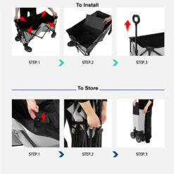 KZM Pelican Wagon -Outdoor Equipment Store K20T1C013 touseandstore