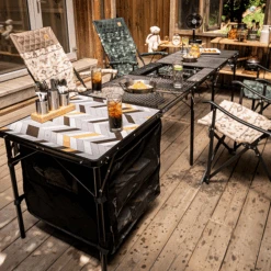 KZM Union Iron Mesh Cabinet 2 Folding Table -Outdoor Equipment Store K20T3U004 5 600x600 fa5f8b1a 7e53 440c a693 7a5e3b08ebcf