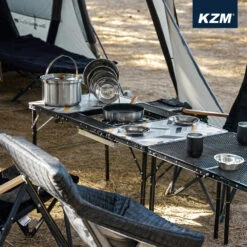 KZM Connect 3 Folding BBQ Table -Outdoor Equipment Store K22T3U02 1000 4