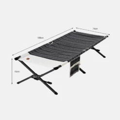 KZM Wide Black Cot -Outdoor Equipment Store K8T3C005 4