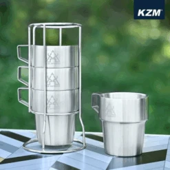 KZM Double Mug 4P Set -Outdoor Equipment Store K9T3K001 3 600x600 dc28b481 bebe 44f1 8527 1bef07736d6c