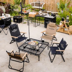 KZM Iron Mesh Fireplace Table II -Outdoor Equipment Store K9T3U012 11