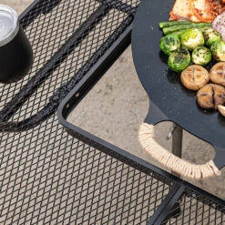 KZM Iron Mesh Fireplace Table II -Outdoor Equipment Store K9T3U012 5 png