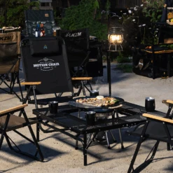 KZM Iron Mesh Fireplace Table II -Outdoor Equipment Store K9T3U012 7