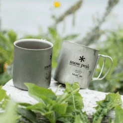 Snow Peak Titanium Double Wall Cup 450ml -Outdoor Equipment Store LP 450