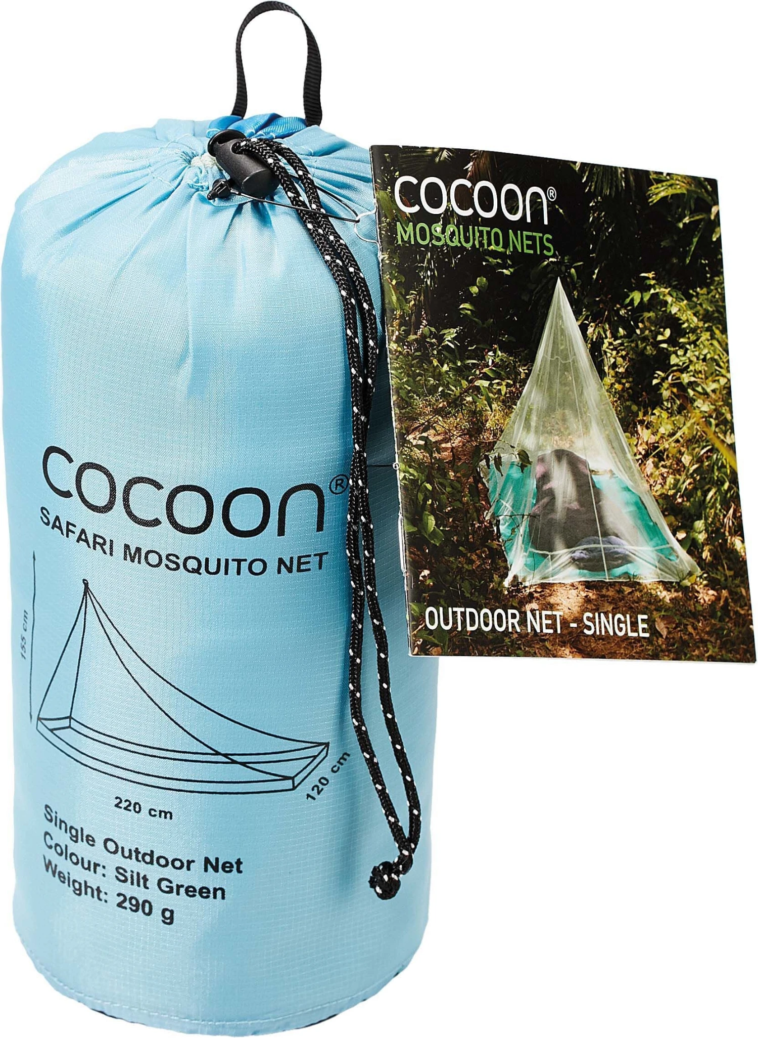 Cocoon Mosquito Nets Single -Silt Green 4 Cocoon Mosquito Nets Single -Silt Green - Image 2