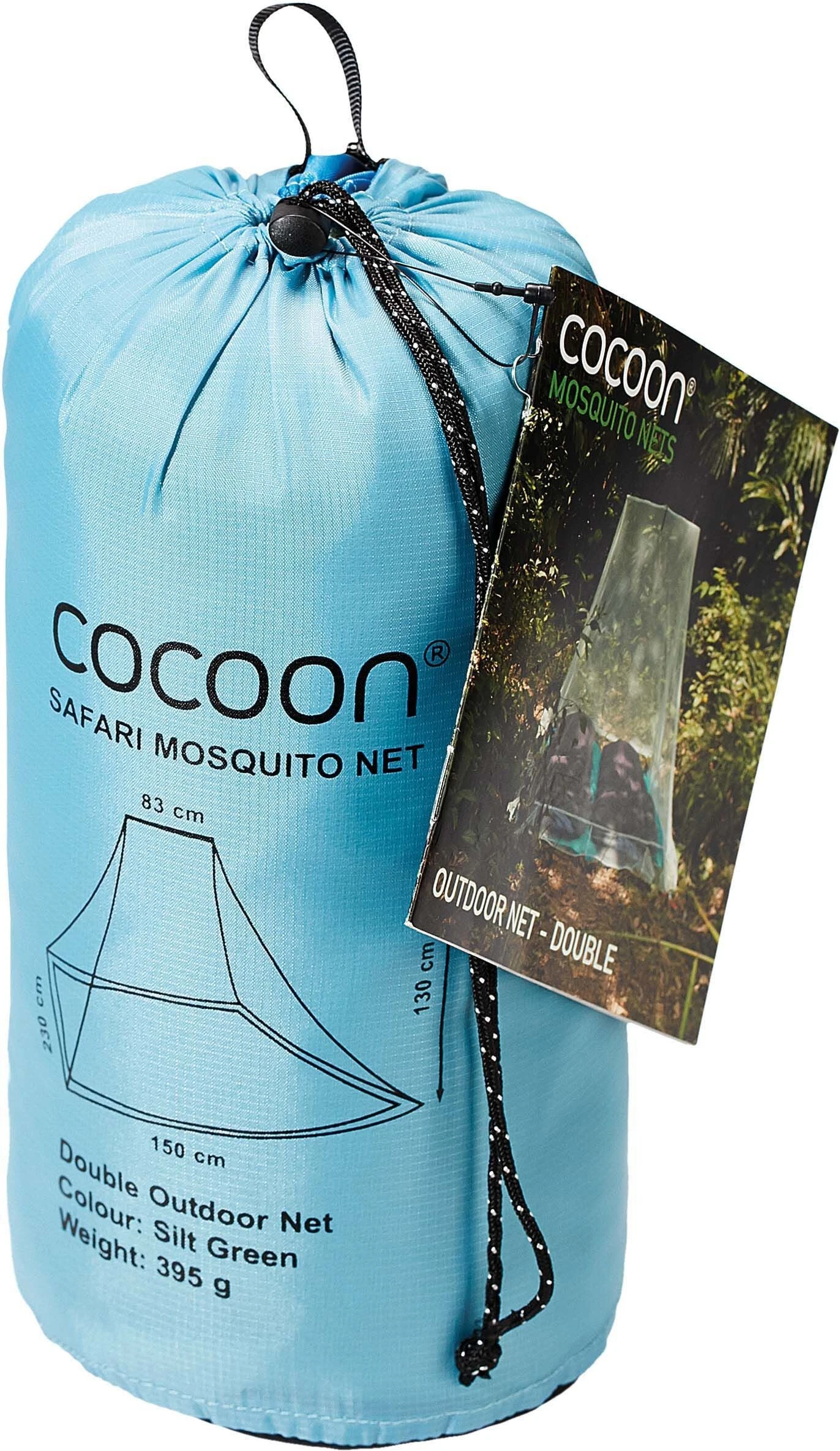Cocoon Mosquito Nets Double -Silt Green 4 Cocoon Mosquito Nets Double -Silt Green - Image 2