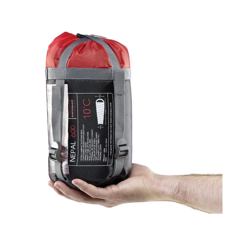 Caribee Nepal Sleeping Bag - Black 4 Caribee Nepal Sleeping Bag - Black - Image 2