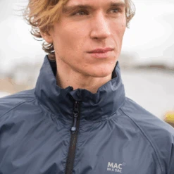 Mac In A Sac Origin Unisex Waterproof 7000mm Packable Jacket -Outdoor Equipment Store Navy blue 9