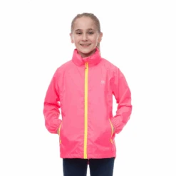 Mac In A Sac Mini Neon Waterproof Packable Jacket -Outdoor Equipment Store Neon pink 1