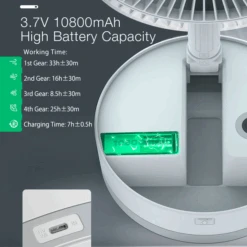 P10 Folding Retractable Camping Fan - Black -Outdoor Equipment Store P10 10 600x600 4eed2f83 43b3 4c53 8899 d8fae3424e1c