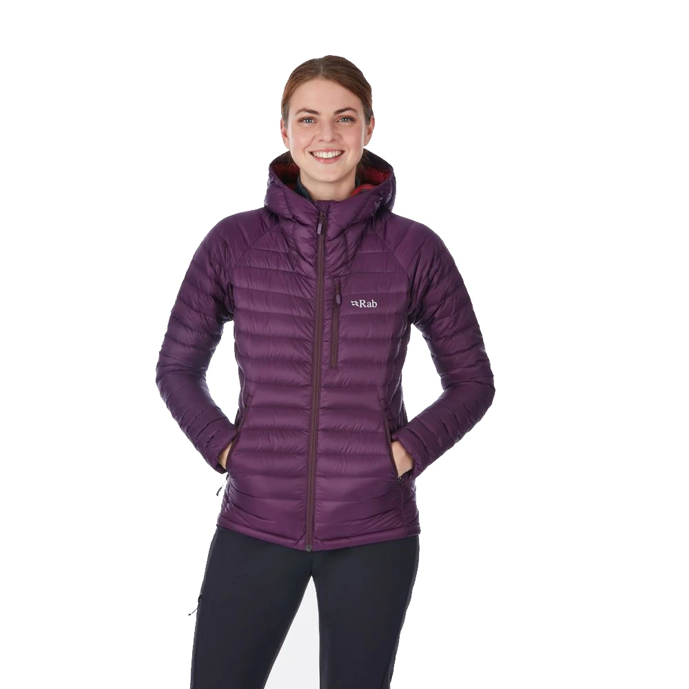 Rab Microlight Jacket Women's - Eggplant 4 Rab Microlight Jacket Women's - Eggplant - Image 2