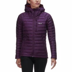 Rab Microlight Jacket Women's - Eggplant 10 Rab Microlight Jacket Women's - Eggplant -Outdoor Equipment Store QDA 95 EG 4