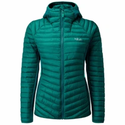 Rab Cirrus Flex Hoody Women's - Atlantis -Outdoor Equipment Store QIO 34 AT 2