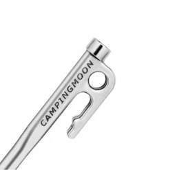 Campingmoon 8 Pieces Tent Pegs Silver - 20CM -Outdoor Equipment Store R20 8 3