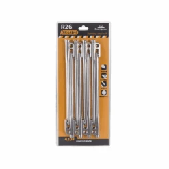 Campingmoon Stainless Steel Tent Pegs Silver 17 Campingmoon Stainless Steel Tent Pegs Silver -Outdoor Equipment Store R26 8 2