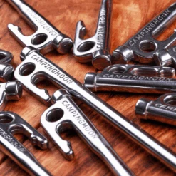 Campingmoon Stainless Steel Tent Pegs Silver 22 Campingmoon Stainless Steel Tent Pegs Silver -Outdoor Equipment Store R26 8 4
