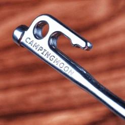 Campingmoon Stainless Steel Tent Pegs Silver 25 Campingmoon Stainless Steel Tent Pegs Silver -Outdoor Equipment Store R26 8 7