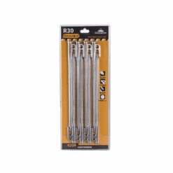 Campingmoon Stainless Steel Tent Pegs Silver