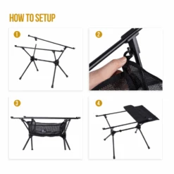 OneTigris Portable Camping Table 03 27 OneTigris Portable Camping Table 03 -Outdoor Equipment Store Setup