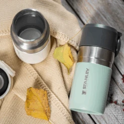 Stanley Go Slim Vacuum Bottle 9.5oz - Hammertone Green -Outdoor Equipment Store Stanley Aida 4 0dbcce3f afab 45db a47a 2bf366623f65