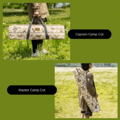 KZM Camp Cot Bed -Outdoor Equipment Store Storagebag