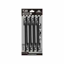 Campingmoon Black Carbon Peg 8 Pcs - 20CM
