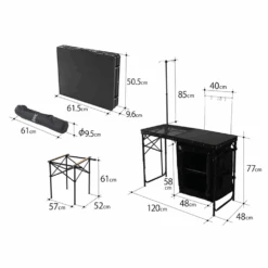 DoD Cooking King Table -Outdoor Equipment Store TB5 723 BK 5