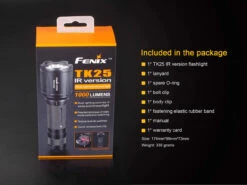Fenix TK25 LED Flashlight IR Version BLACK -Outdoor Equipment Store TK25IR 16 E 47064.1491574555