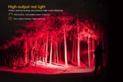 Fenix TK25 LED Flashlight RB Version Black -Outdoor Equipment Store TK25RB Hunting Flashlight Red Light