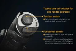 Fenix TK25 LED Flashlight RB Version Black -Outdoor Equipment Store TK25RB Hunting Flashlight Switches