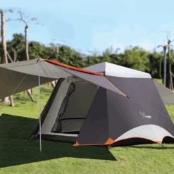 Vidalido Large Instant Cabin Tent Plus - White Coffee -Outdoor Equipment Store TT 091