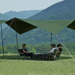 DoD Cheese Tarp M - Khaki -Outdoor Equipment Store TT10 739 KH 2