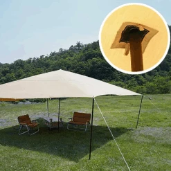 DoD Cheese Tarp M - Khaki -Outdoor Equipment Store TT10 739 KH 7