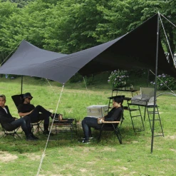 DoD Okura Tarp - Black -Outdoor Equipment Store TT8 583 BK 2