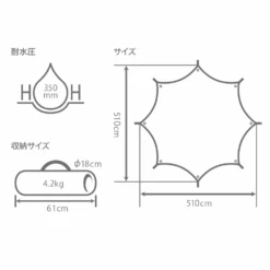 DoD Okura Tarp - Black -Outdoor Equipment Store TT8 583 BK 24