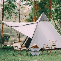 Vidalido 3 - 4 Person Automatic Teepee Tent -Outdoor Equipment Store TV 063 TAN 4