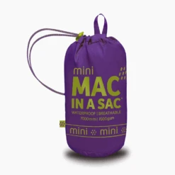 Mac In A Sac Mini Origin Unisex Waterproof Packable Jacket -Outdoor Equipment Store Violet 3