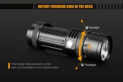 Fenix FD45 Ledflashlight 900 Lumen Black -Outdoor Equipment Store fenix fd45 focus flashlight focus ring