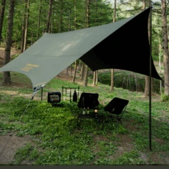 KZM Wild Field Hexa Tarp -Outdoor Equipment Store lifestyle 1