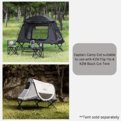 KZM Camp Cot Bed -Outdoor Equipment Store lp