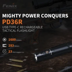 [Special Bundle 2 For 1] Fenix PD36R Rechargeable Flashlight + (Free) E01 V2.0 -Outdoor Equipment Store pd36r e01 v2.0 03 1