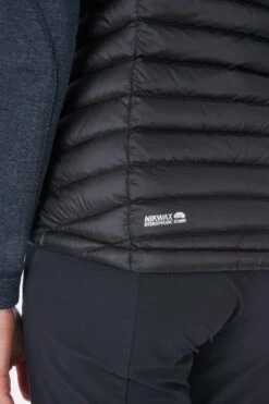 Rab Microlight Vest Women's Black/Seaglass -Outdoor Equipment Store qda 97 pic06