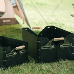 Snow Peak Stacking Shelf Container 50 Black Limited Edition -Outdoor Equipment Store snowpeak2