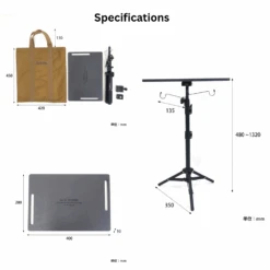 Post General Tri-pod Table & Hanger -Outdoor Equipment Store specifications