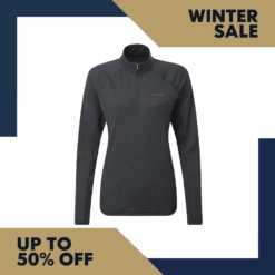 Rab Pulse LS Zip Women's Ebony