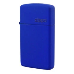 Zippo 1630ZL Slim Royal Blue Matte With Zippo Logo - Refillable Windproof Lighter -Outdoor Equipment Store zippo 1630 5